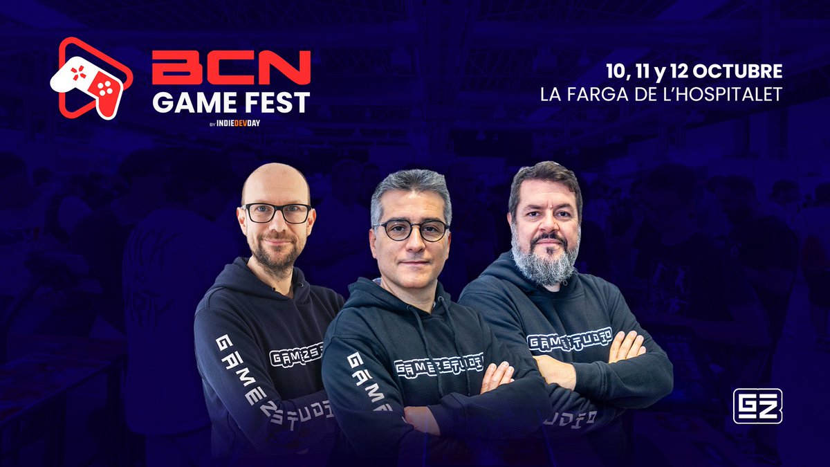 GameZ Studio (@_gamezstudio) on Twitter photo 📢 Aunque todavía estamos deshaciendo las maletas tras nuestra intensa experiencia en la Tokyo Game Show, en Gamez Studio ya estamos trabajando con mucha ilusión en nuestra próxima cita: el <a href="/bcngamefest/">BCN Game Fest</a> 🎮
♥️ Un evento muy especial para nosotros, en nuestro país, y al que 📢 Aunque todavía estamos deshaciendo las maletas tras nuestra intensa experiencia en la Tokyo Game Show, en Gamez Studio ya estamos trabajando con mucha ilusión en nuestra próxima cita: el <a href="/bcngamefest/">BCN Game Fest</a> 🎮
♥️ Un evento muy especial para nosotros, en nuestro país, y al que