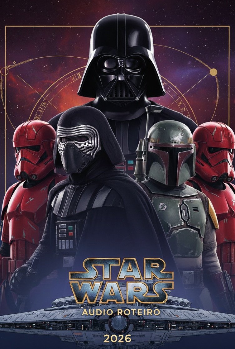@maisumdcnauta <a href="/CarlosW33655461/">William Guedes</a> Reescrevendo Star Wars: Sequels
Três filmes revisionados por fãs, reimaginando a saga após O Despertar da Força.

Iremos considerar tudo anterior as sequências feitas pela Disney (Inclusive Mandoverso) 

Os roteiros serão gravados em áudio.
A Força vai despertar de outro jeito.