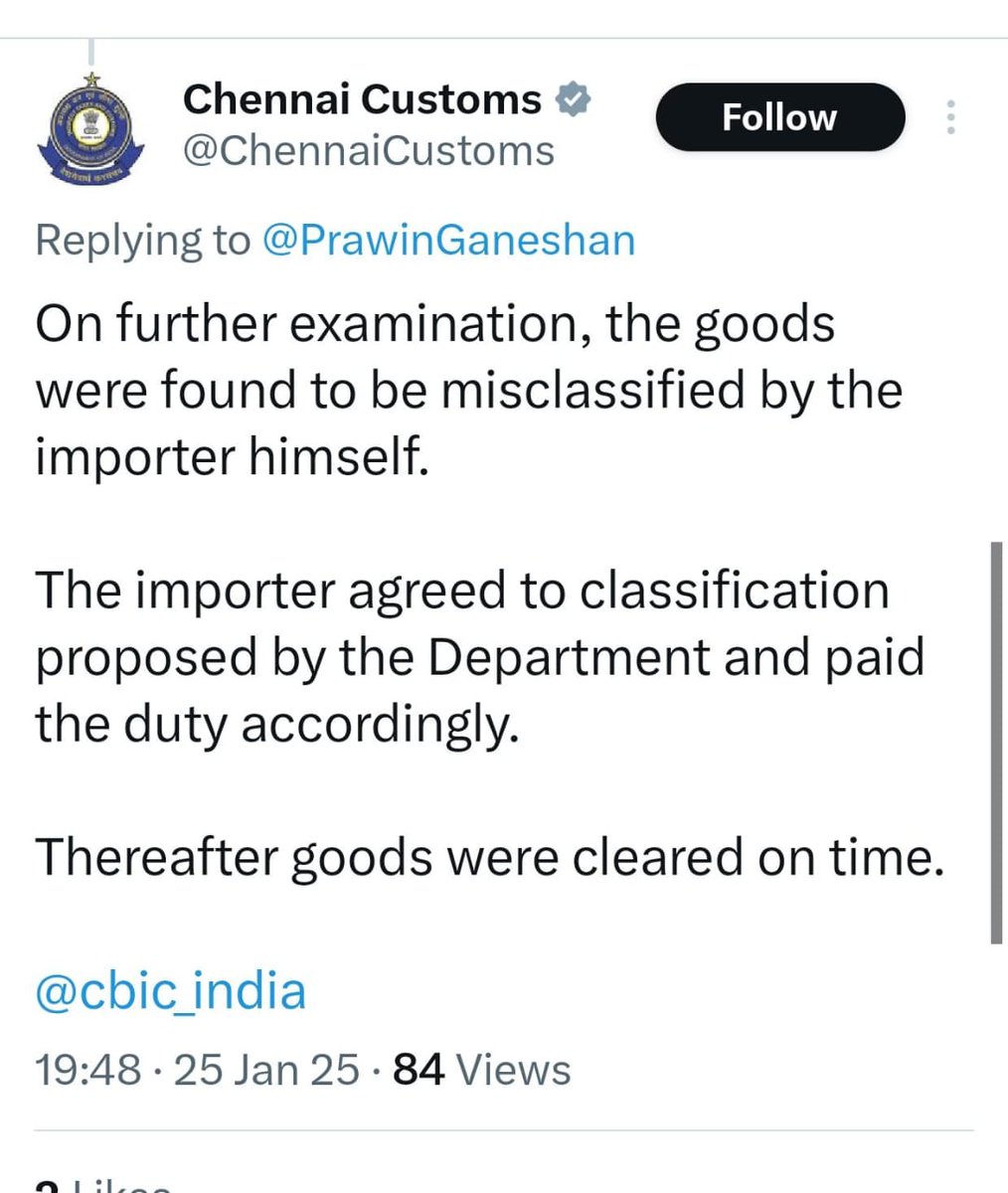 AdityaPatil3613's tweet image. .@PrawinGaneshan is owner of WinTrack.
He has a history of wrong entries and tax evasion, followed by playing the victim. 
Chennai Customs’ reply shows the same pattern again. Sadly, voices like yours give space to such tactics. Be cautious next time.