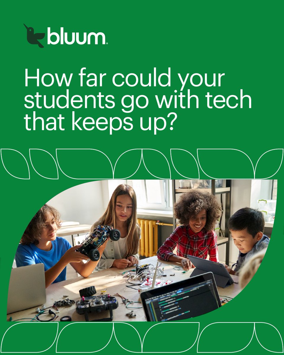 Bluum_EdTech's tweet image. The right tech isn’t just about specs, it’s about giving every student the tools to shine. 💻✨

Let’s find devices that fit your classrooms, your teachers, and your goals.

Learn more at bluum.com 

#EdTech #BluumEducation