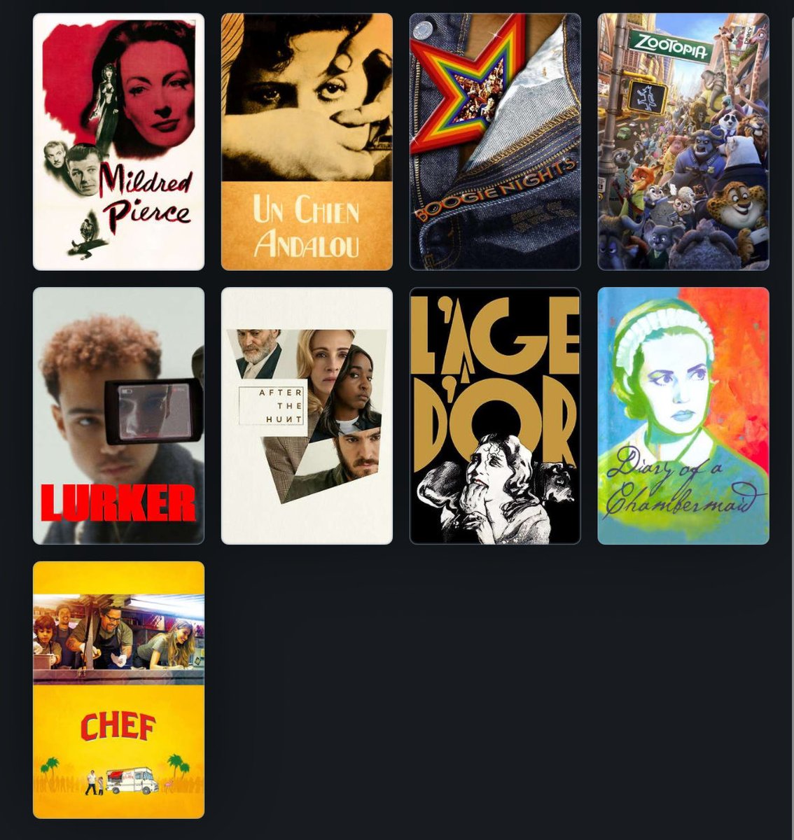 What I watched in September. Extremely hype month of movie watching 🤠