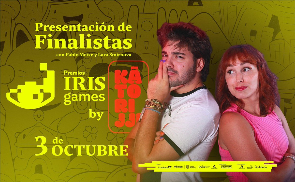 PoloDigitalMLG's tweet image. Últimas plazas para asistir al podcast Katorijji con @LaraSmirnova_ y Pablo Meixe este viernes en el Polo. Presentaremos los finalistas Iris Games 25
Inscríbete aqui: l1nq.com/NS6QO