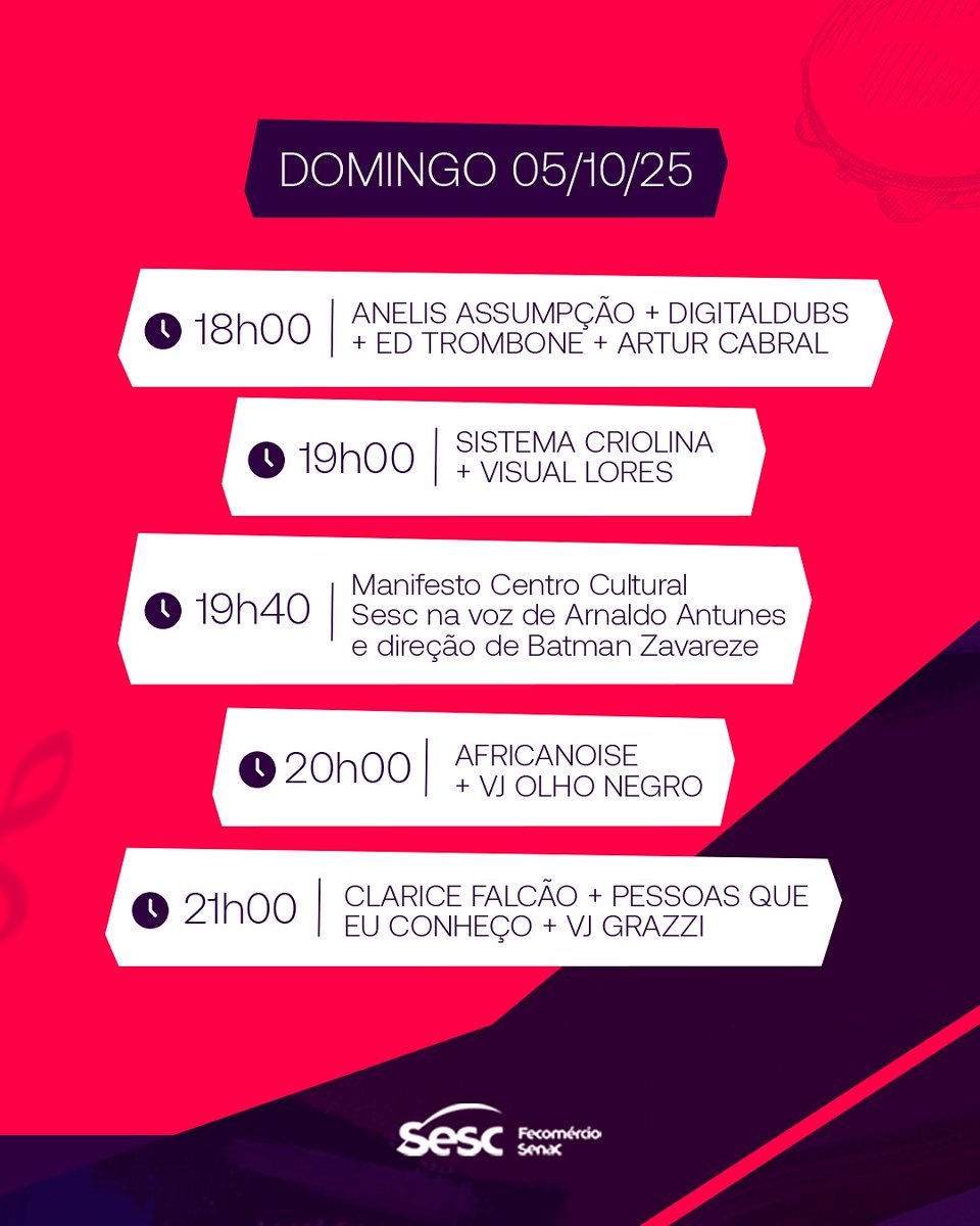 Bora, Brasília? 

Show inédito com <a href="/criolomc/">CRIOLO</a> e <a href="/vanessamoreno/">Vanessa Moreno</a> no lançamento do Centro Cultural <a href="/SescDF/">Sesc DF</a>. Gratuito e aberto ao público. É só chegar. Será lindo!