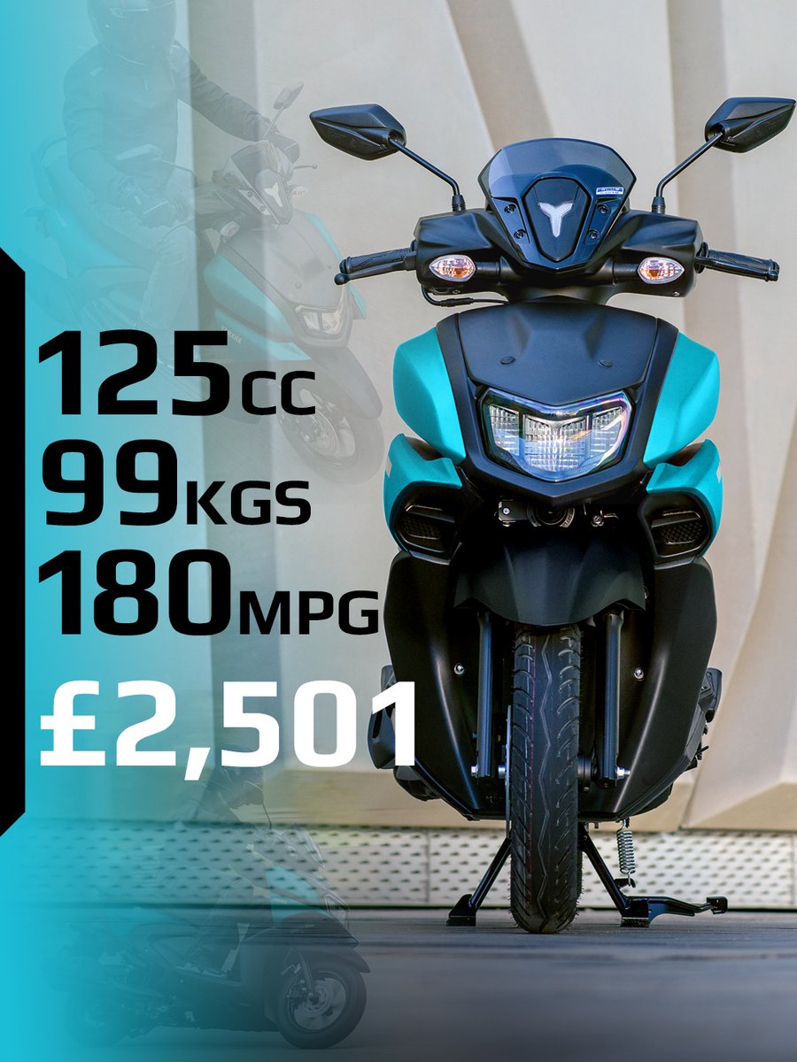 YMUKofficial's tweet photo. When it comes to bang for your buck combined with Yamaha build quality, the RayZR is right up there 🔥
Find out more 👉 https://t.co/aJNSwlZ7mF
#RayZR #scooters #Yamaha #UKBikers #RevsYourHeart https://t.co/qvV2FAzKf3