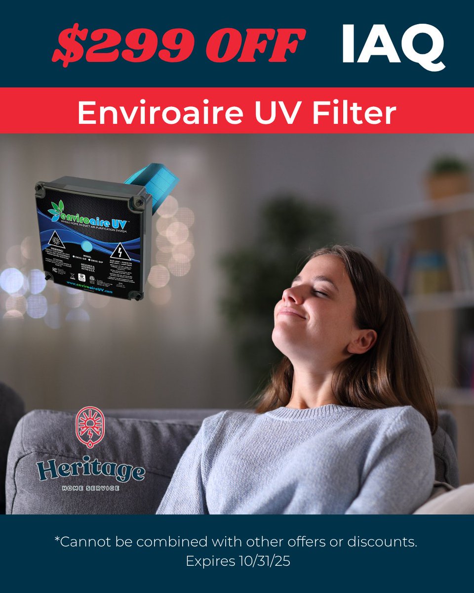We install IAQ products designed to reduce allergens, bacteria, and mold in the air — helping your family breathe cleaner, healthier air every day.

✅ Improve Indoor Air Quality
✅ Professional Installation You Can Trust
📞 +1 833-654-6664

#CleanAir #EnviroaireUV #HealthyHome