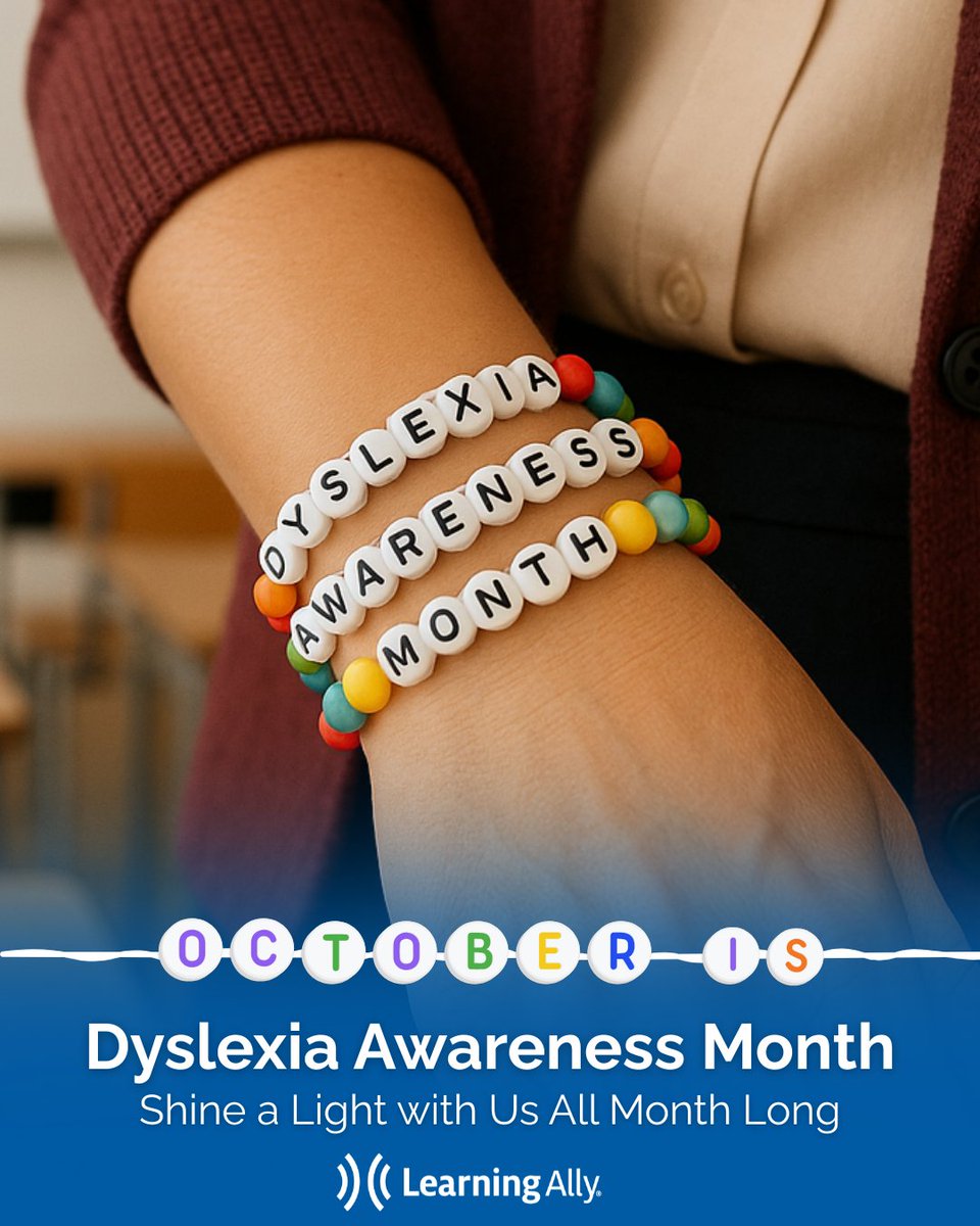 "Reading is a Right!" This belief has guided us for 78 years.

October is Dyslexia Awareness Month. Join us all month long as we shine a light on dyslexia with success stories, expert tips, &amp; resources.

#DyslexiaAwarenessMonth #Dyslexia #SpecialEducation #Literacy #LearningAlly