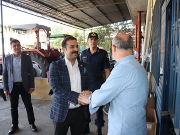 Kaymakam Taşkin’dan Esnaf Ziyareti