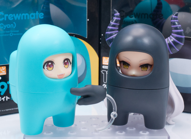 レビューしました ねんどろいど Among Us クルーメイト（シアン）（黒