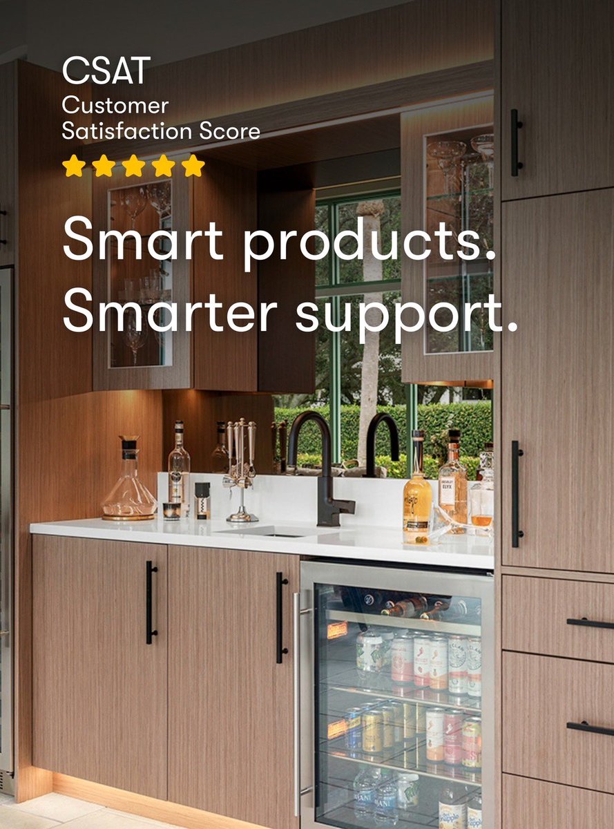DiscoverZephyr's tweet image. At Zephyr, innovation doesn’t stop at design. With a 92.1% Customer Satisfaction Score, our support goes beyond answering questions. It’s about providing guidance, solutions, & peace of mind that elevate your entire home experience.