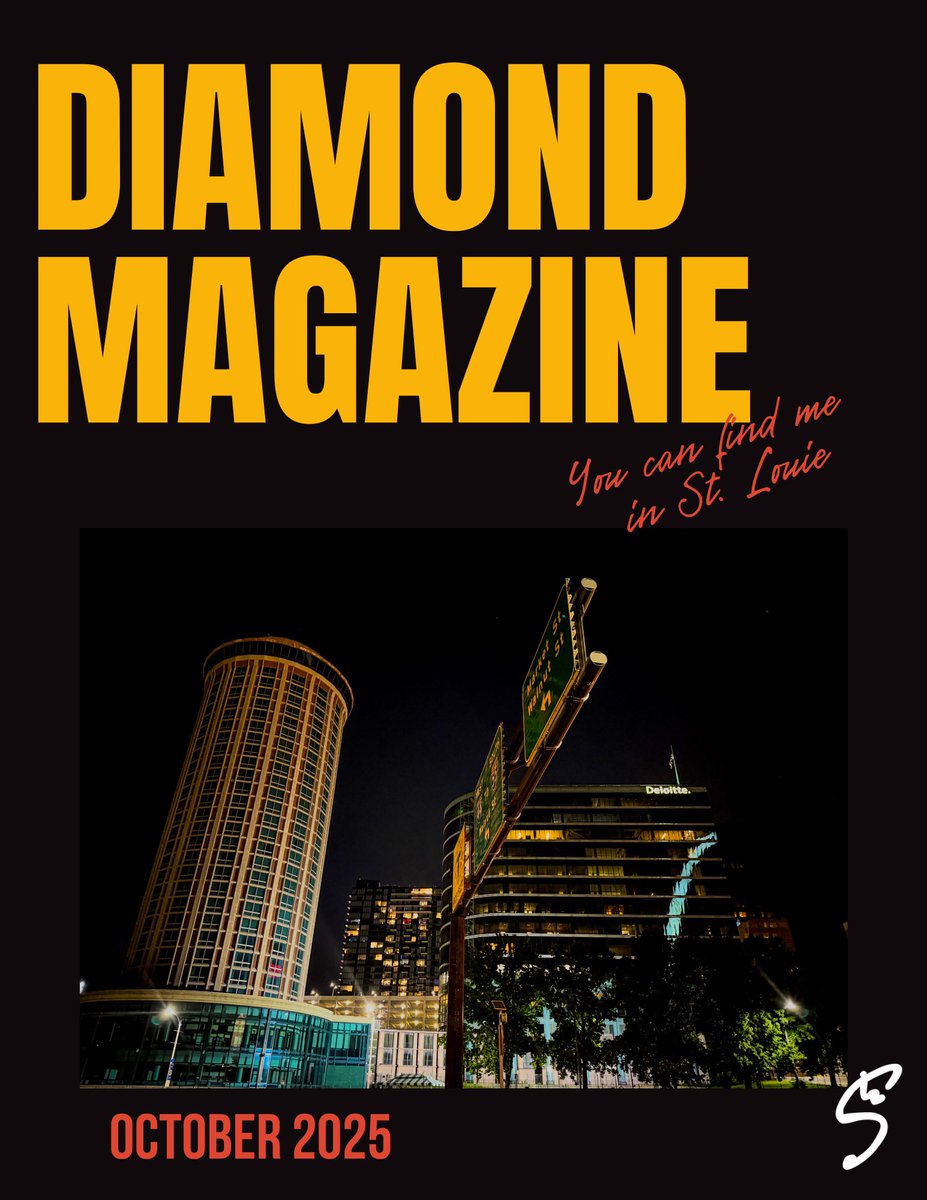 DiamondMag314's tweet photo. The October issue of Diamond Magazine is here!
From STL events to sports, food, and culture — we’ve got your city covered.
💎 “You can find me in St. Louie.”

#DiamondMagazine #STL #OctoberIssue https://t.co/h8E682h7JG