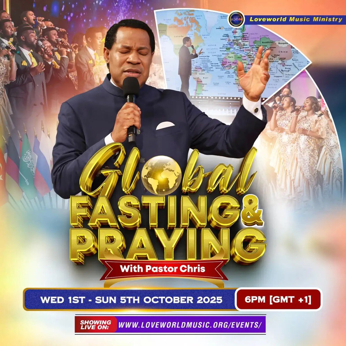 It's time to pray for Nigeria and the world. Connect live on loveworldmusic.org/events 

#GFAP