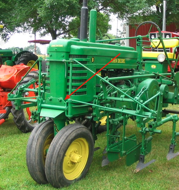 Wanted: looking for a flat front mount cultivator plate for a John Deere B