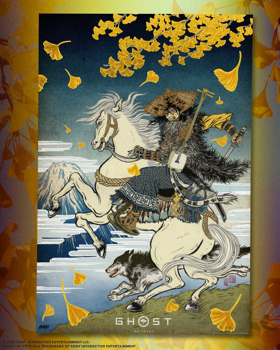 Mondo is proud to present a new screenprinted art print by <a href="/yukoartt/">Yuko Shimizu</a> for GHOST OF YŌTEI (Out Oct. 2) from @suckerpunchprod
 
Available for just one week, this Timed Edition will be up for pre-order Oct. 2 at 11 AM CT through Oct. 9 at 11 AM CT. See more at mondoshop.com/products/ghost…