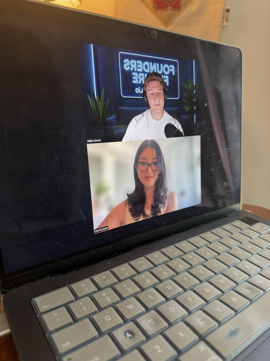 I was on a podcast for entrepreneurs this morning🥹🥹🥹🥹