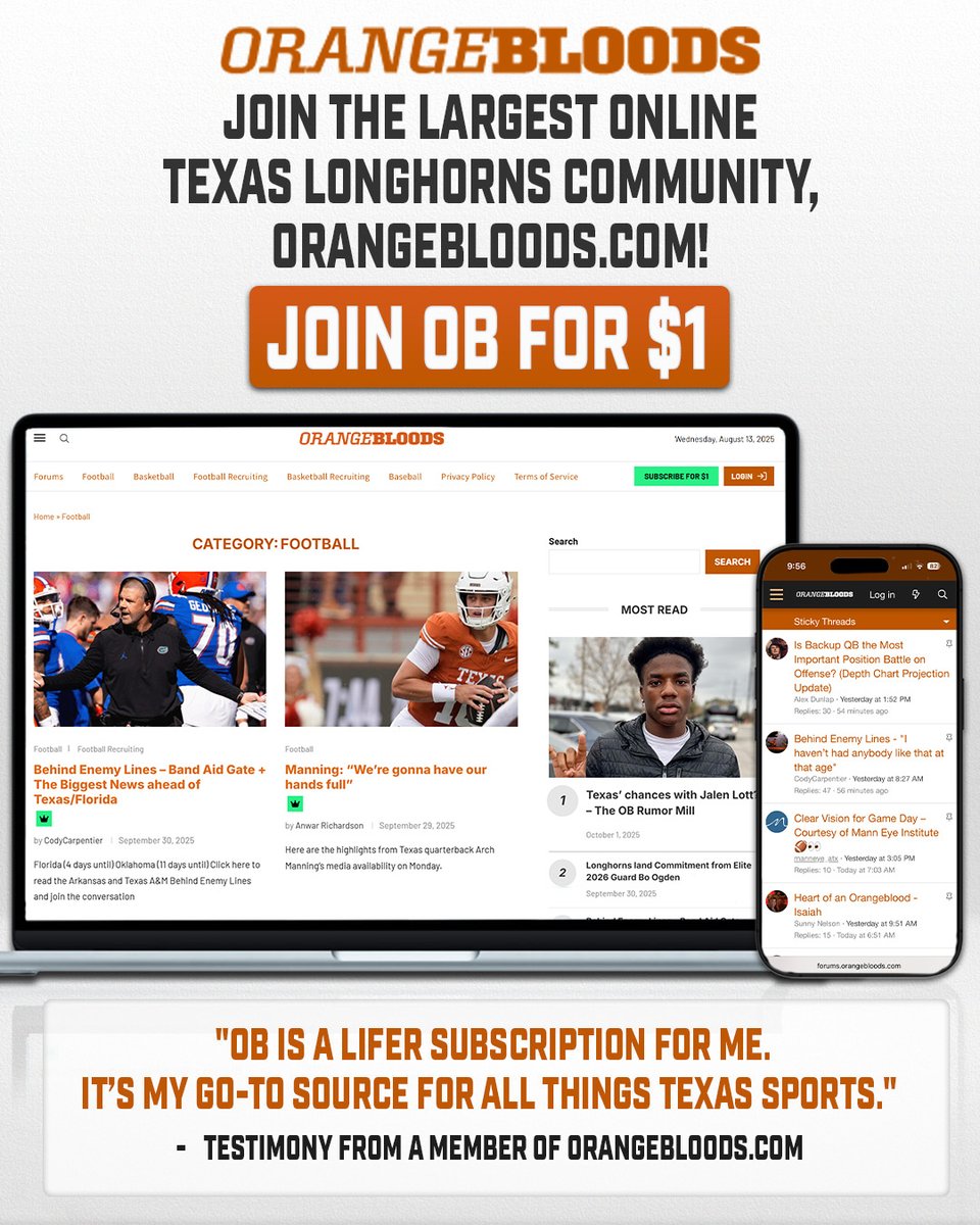Everything You Need to Know About This Week's Matchup Against Florida is on Orangebloods.com!

Subscribe for Just $1 Now: orangebloods.com/subscribe/