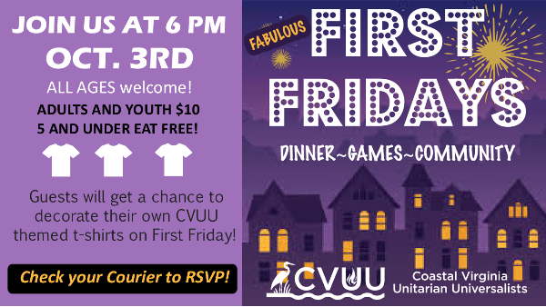 📰💙CVUU Weekly Courier! 
🍽️😋Join us for Fabulous First Friday dinner and felllowship   - sign up now!- mailchi.mp/19b5952089bf/s…