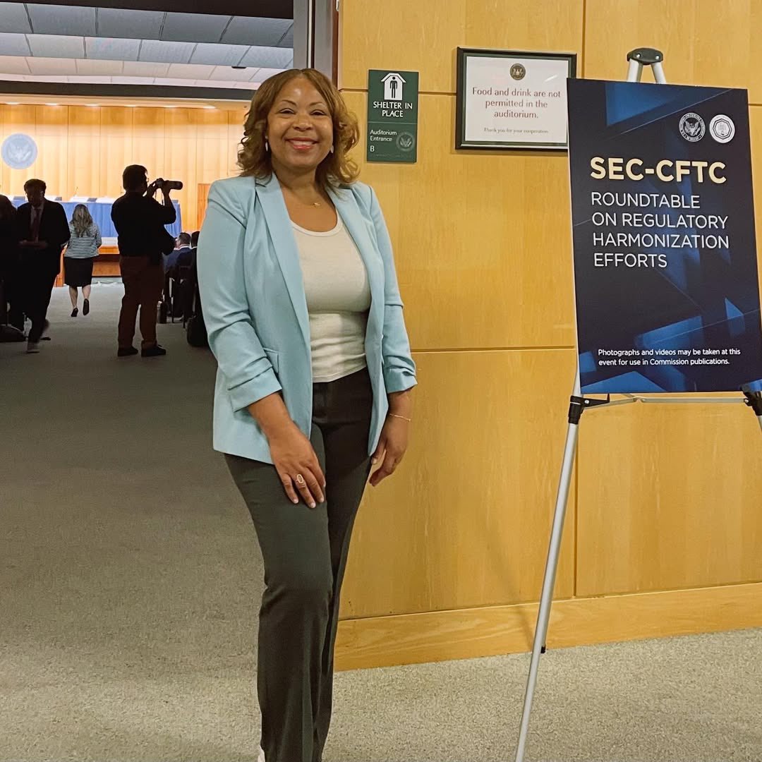 clevemdo's tweet photo. Greetings from the @SECGov &amp; @CFTC joint roundtable to discuss regulatory harmonization between the two agencies.
It's the first forum of its kind since Dodd-Frank, 15 years ago.

Chairs @SECPaulSAtkins &amp;@CFTCpham
both stressed that the goal is not merger, but collaboration. https://t.co/freFcoQpuz
