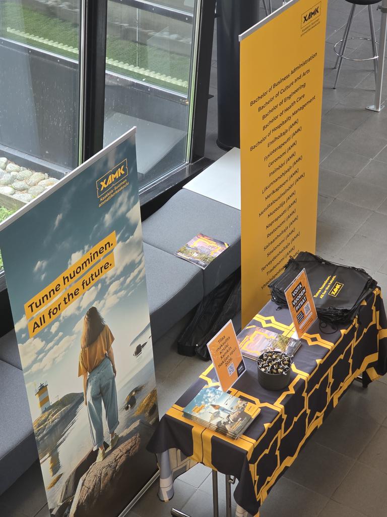 Tänään oltiin Hyrialla Riihimäellä. #hyria #xamk