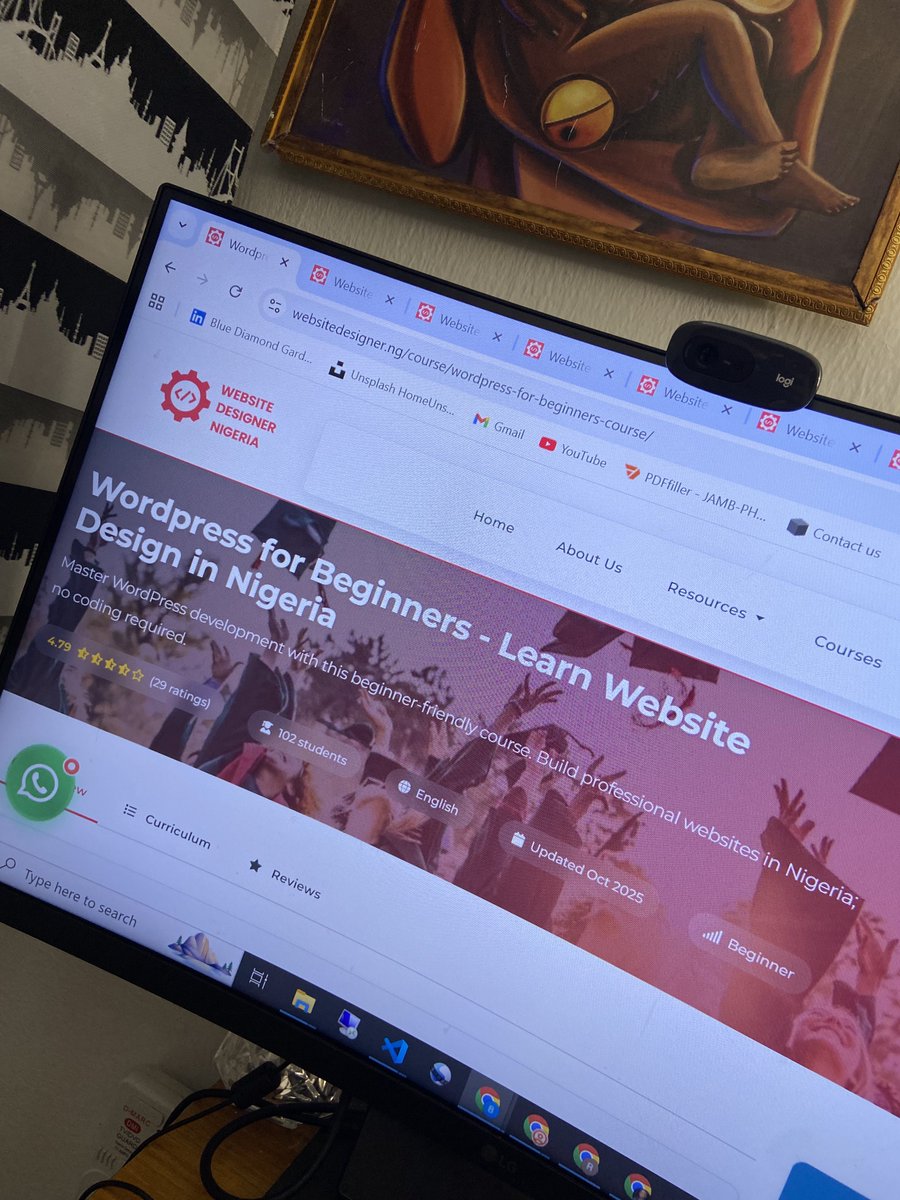 webdesignerng's tweet image. Yay! 💃 Our Web Design & Social Media Leverage courses are now LIVE 📚
GRAB NOW 👉 bit.ly/4o0KqTf
What you get:
✅ Lifetime access
✅ Community
✅ Instructor support
✅ Mentorship
You asked. We answered 🫶❤️