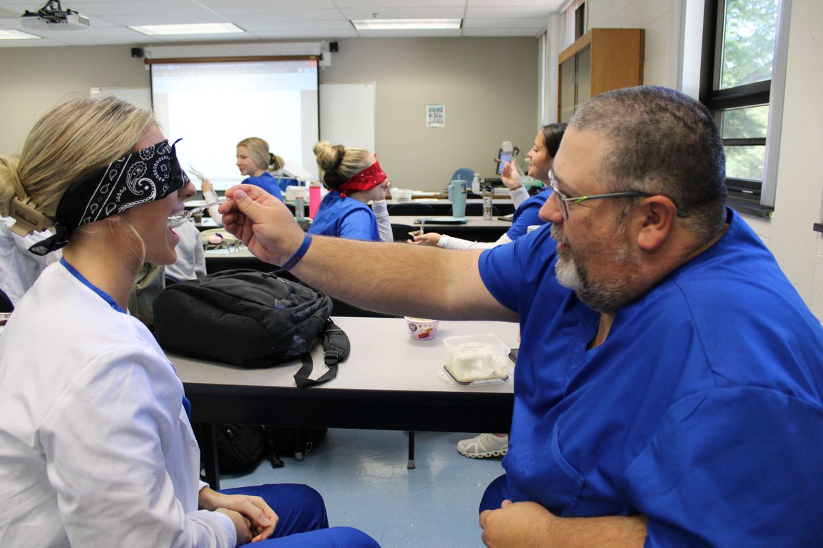 Open Up! Discover the rewarding career of nursing! 
MGCC nursing students learn a wide range of skills - including how to feed a patient who can't see. 
Interested in learning more about this exciting career?
Visit mgcc.edu/term/healthcar…