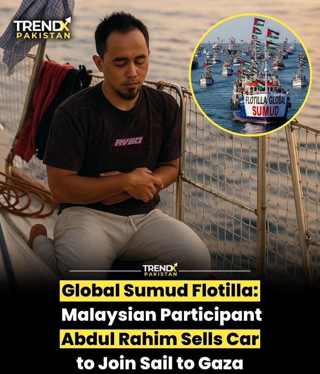 Still selfless &amp; courageous people exist in the world 
#GlobalSumudFlotilla