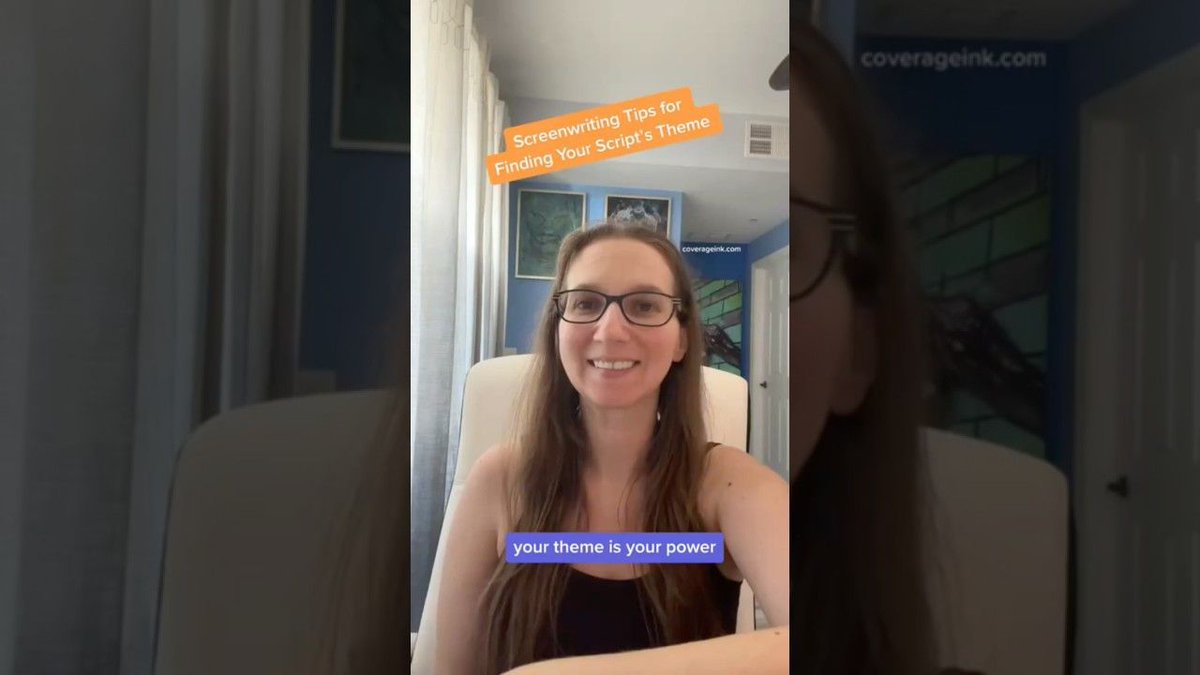 coverage_ink's tweet image. A brief video on theme. What is it? Does your #screenplay or pilot need it?
Watch here: youtube.com/shorts/4F-uHh8…
#screenwriting #writingcommunity