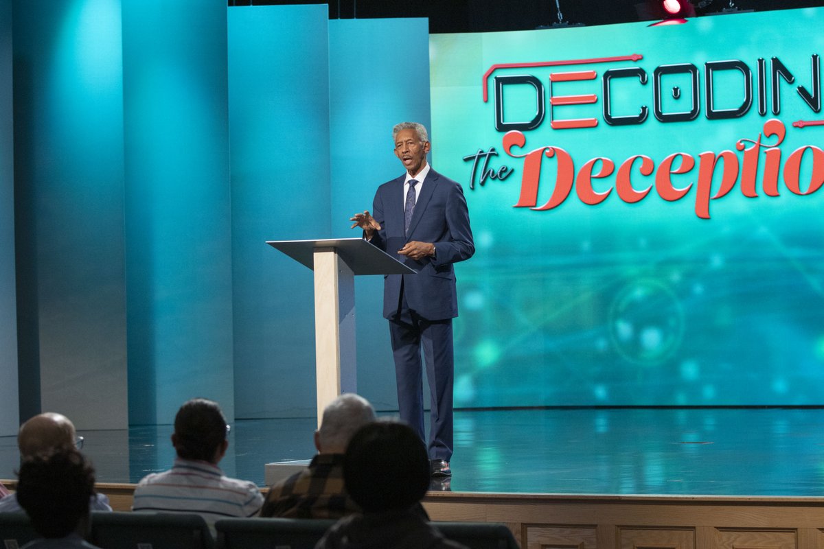 3abn's tweet image. Here are some photos from the 1st three night’s of Decoding the Deception with Pastor Lomacang! It continues tonight at 7p! Pastor Lomacang will answer YOUR questions live—
like: ❓ What is the Sanctuary?
👉 Send yours now: Decoding@3ABN.tv or text #decoding to 618-228-3975