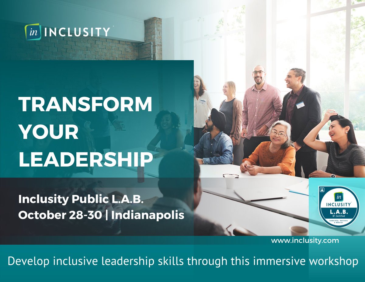 inclusity's tweet image. #Indianapolis, here we come! 🛣️ Limited spots remain for Inclusity's Public LAB, Oct. 28-30! Register here 🔜 Inclusity.com/LABS