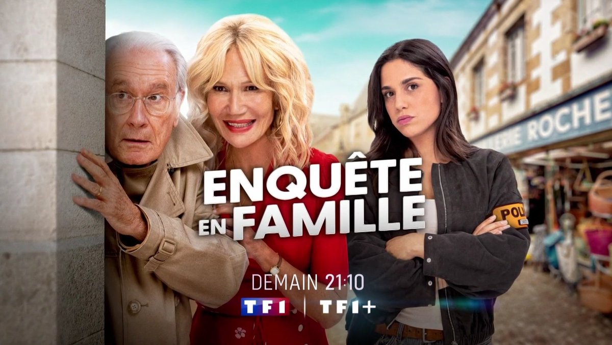 Demain à 21h10 sur <a href="/TF1/">TF1</a>, une nouvelle série inédite réalisée par <a href="/farrugiadom/">Dominique Farrugia</a>, #EnquêteEnFamille avec #BernardLeCoq, #ClémentineCélarié et <a href="/GaccioCha/">Charlotte Gaccio</a>.