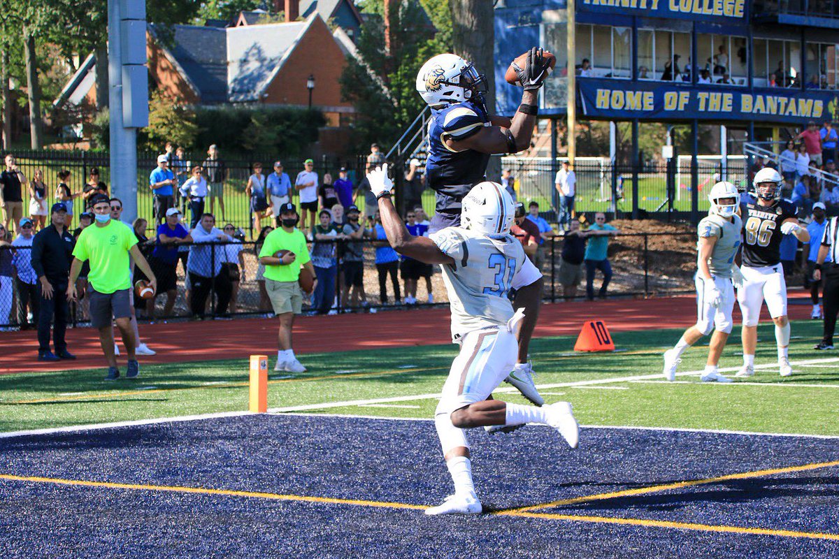 TrinCollFB's tweet photo. Week 4 | Trinity vs Tufts

📍: Hartford, CT
🏟️: The Coop
⏰: 1:30 PM
🖥️: https://t.co/qbxfcAB5ol… 

#RollBants #TrinColl https://t.co/otQQw6867T