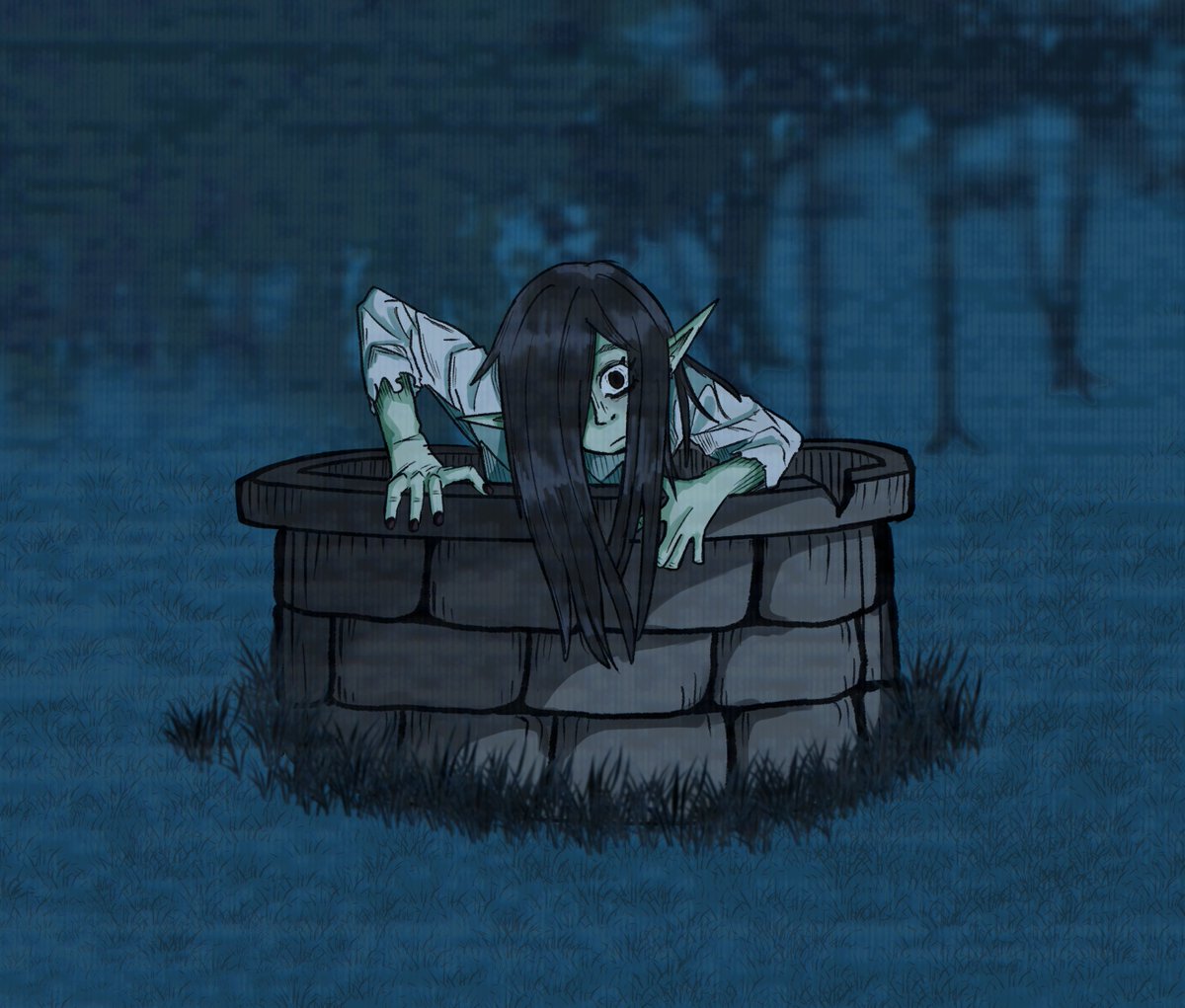 [Halloween Art Trade #2] 
7 days 📼📺