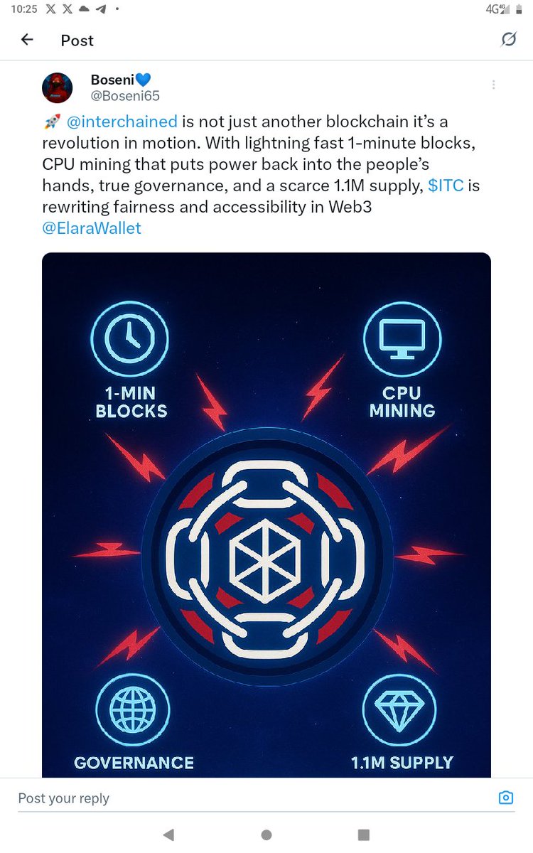 lauwalimafara95's tweet photo. The power of crypto is back in your hands 🫵

You dont need big capital  just a smartphone is enough to get started

Security is stronger because theres no central authority holding your funds
#intarchained #Elarawallet https://t.co/2cVfJYwDXp
