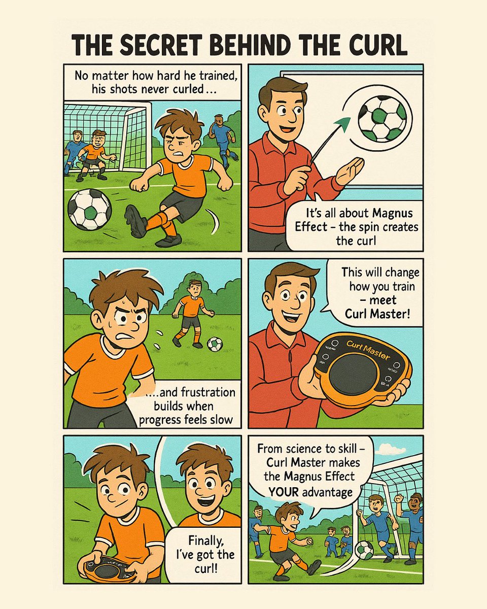 curlmasterfooty's tweet photo. ‘The Secret Behind the Curl’ - A Curl Master Comic💥
#MasterTheCurl https://t.co/zW6Agaj71v