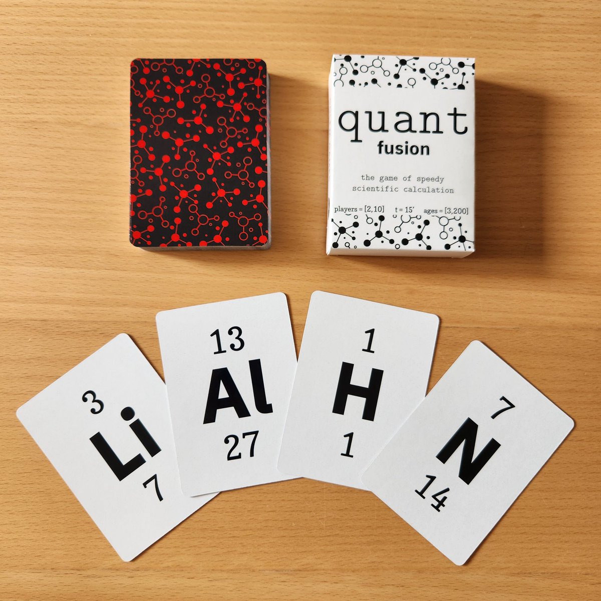 GLabsPlus's tweet image. Math challenge: How would you add the atomic masses (bottom numbers) of the elements below, in your head?

I'd do:
27+7=34
34+14=48
48+1=49

Quant Fusion is the game of speedy scientific calculation! Find it on Amazon!
#nuclearsciweek