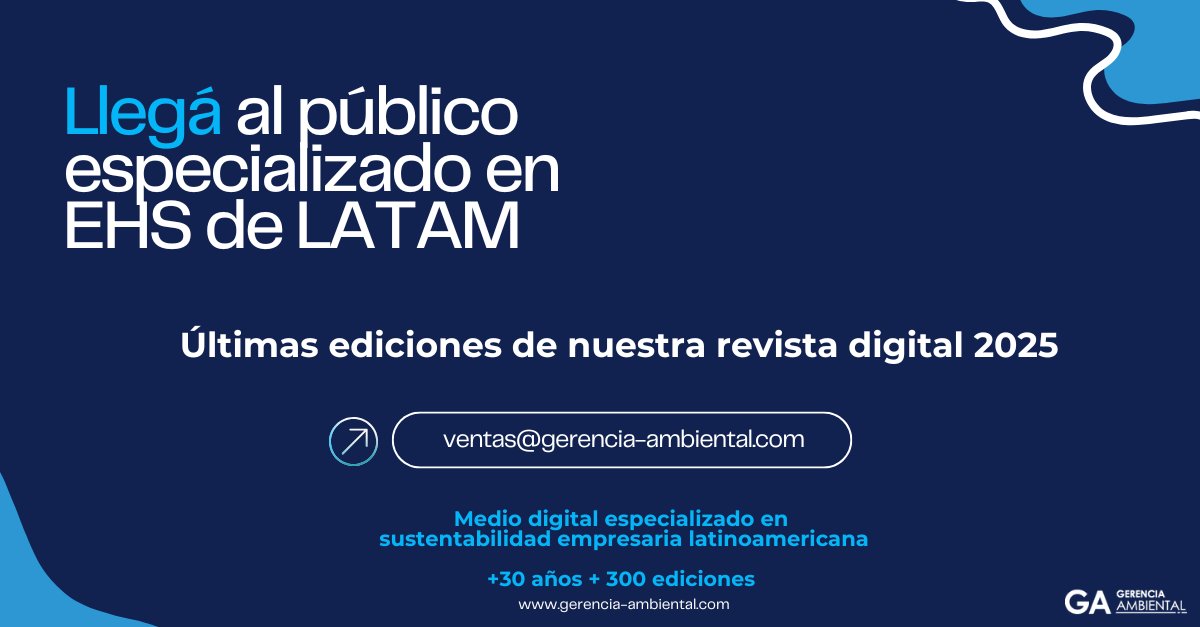 📢 ¡ÚLTIMAS OPORTUNIDADES DEL AÑO!

-Conectarte con profesionales y líderes del sector.
-Fortalecer la reputación y visibilidad de tu marca.
-Posicionarte como un referente en tu industria.

Contáctanos para conocer nuestros formatos de publicidad ♻️ventas@gerencia-ambiental.com
