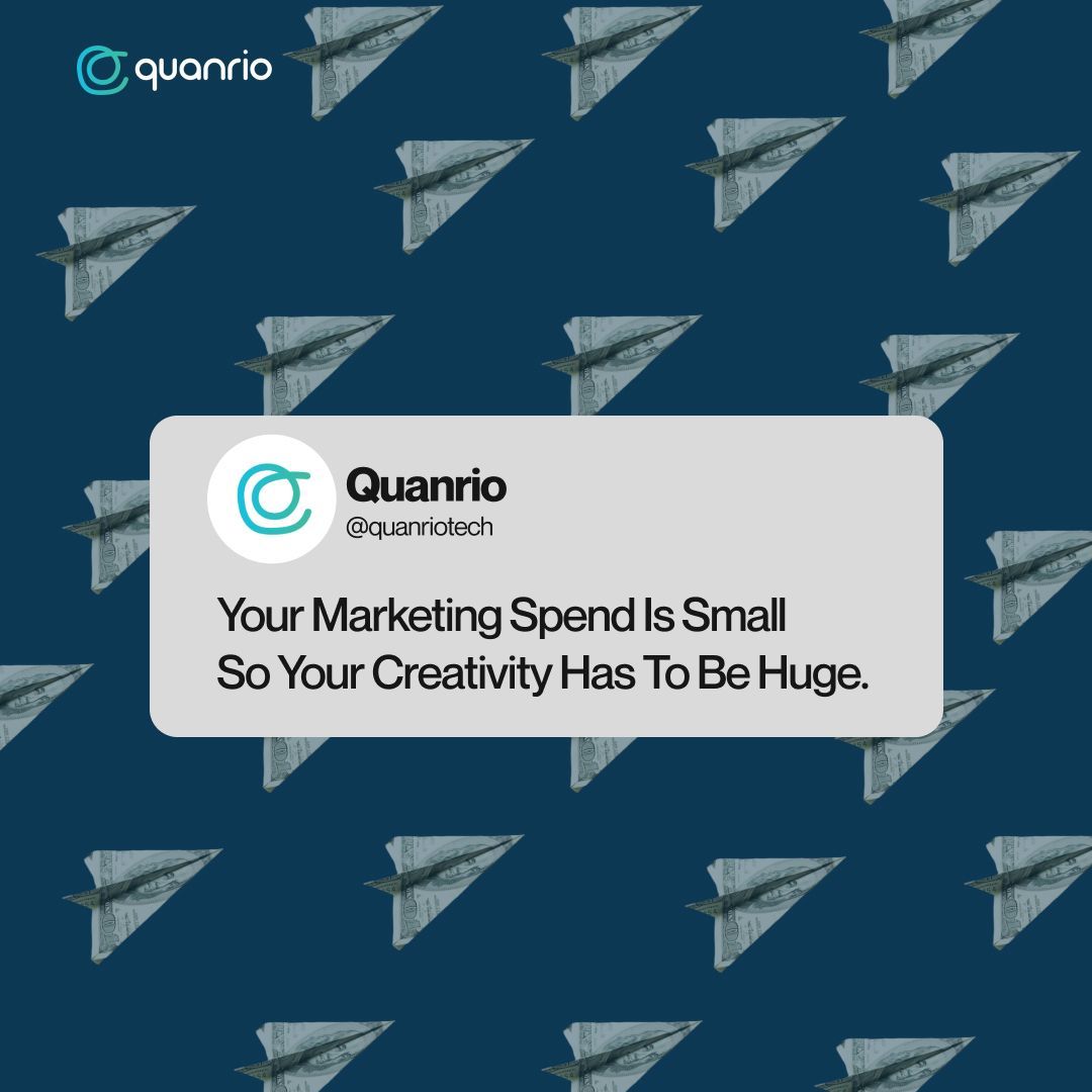 quanriotech's tweet image. Managing a budget isn’t about cutting corners.

It’s about making every dollar fuel growth:
 🎯 Prioritize channels that matter
 🤝 Negotiate smart deals
 📊 Track what works

👉 Small budgets can spark big impact if you play them smart. 

#SmartFunding #StartupTips #Quanrio