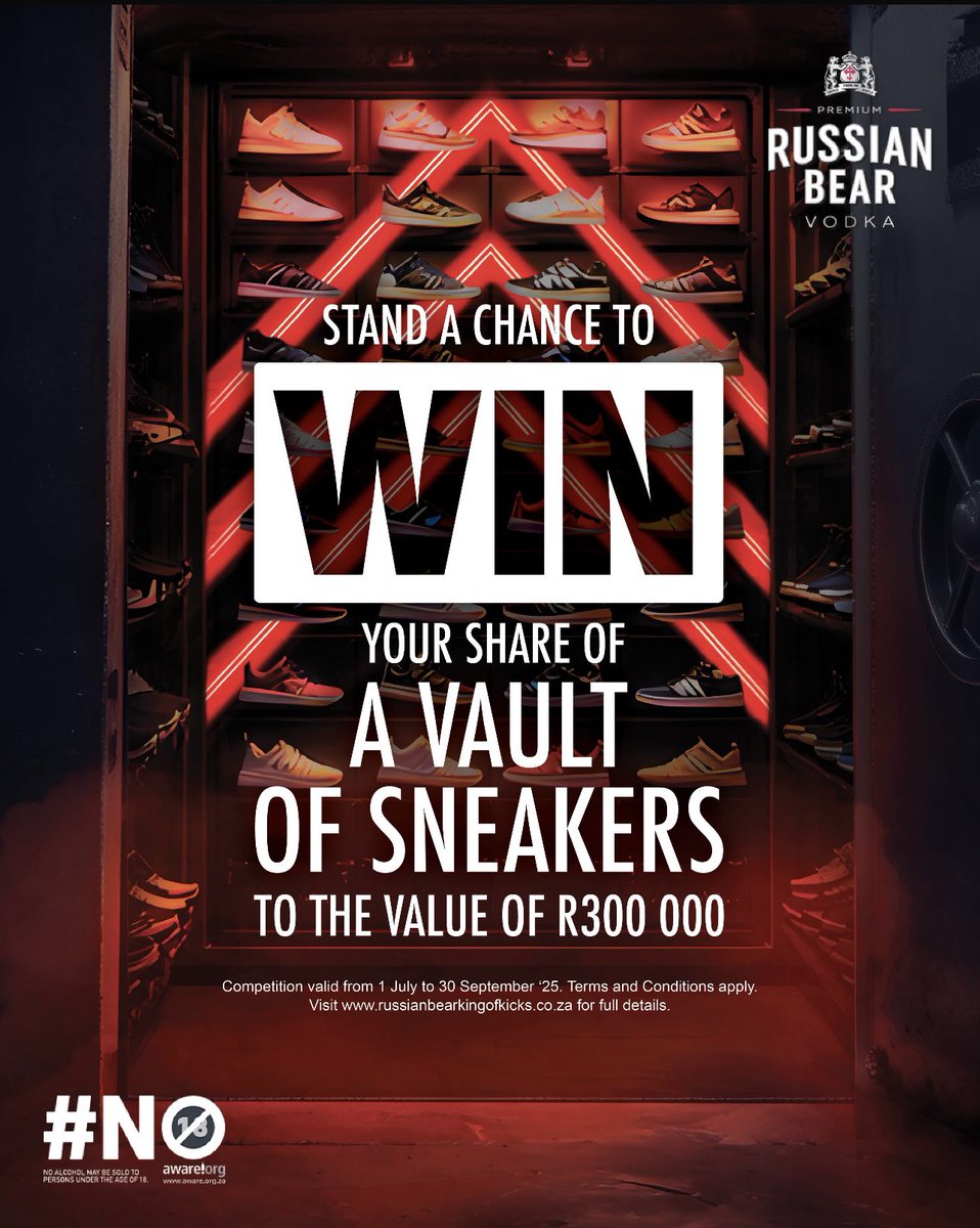 OriginalGumz's tweet image. Sneaker culture is all about Creativity, Heritage and Lifestyle🔥

Tell us what sneaker defines you, no matter the brand and style 🤌🏾 @RussianBearSA is shining the light on YOU!
Follow the easy steps and you could win BIG!!! 
#KingOfKicks #NextLevel