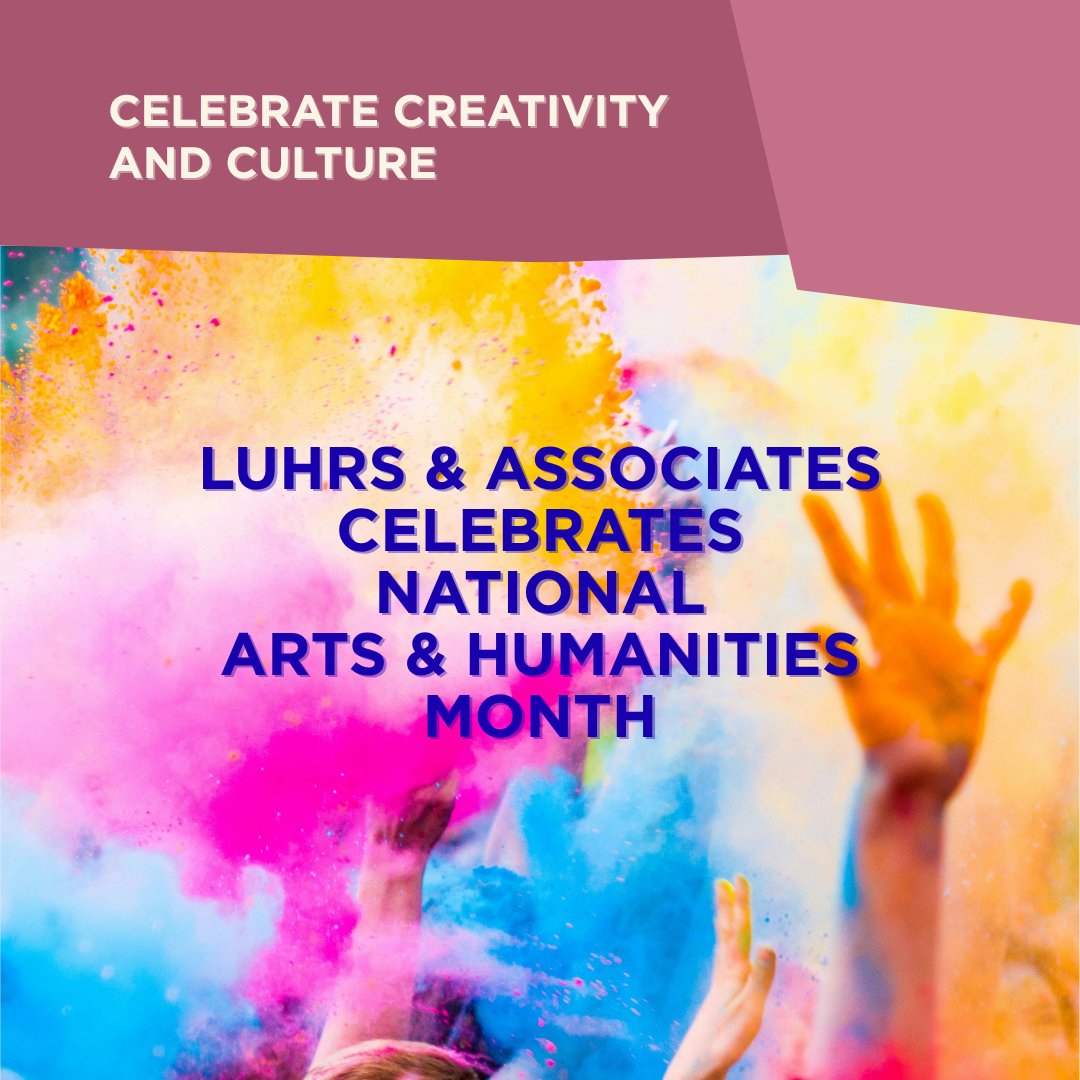 LuhrsAssocPress's tweet image. 1) #HappyOctober!  Luhrs &amp;amp; Associates celebrates National Arts 🎨 &amp;amp; Humanities Month, a time to recognize the vital role of culture in America, launched by @Americans4Arts over 30 years ago!

#NationalArtsMonth #NAHM #SupportTheArts #LuhrsAndAssociates #art
