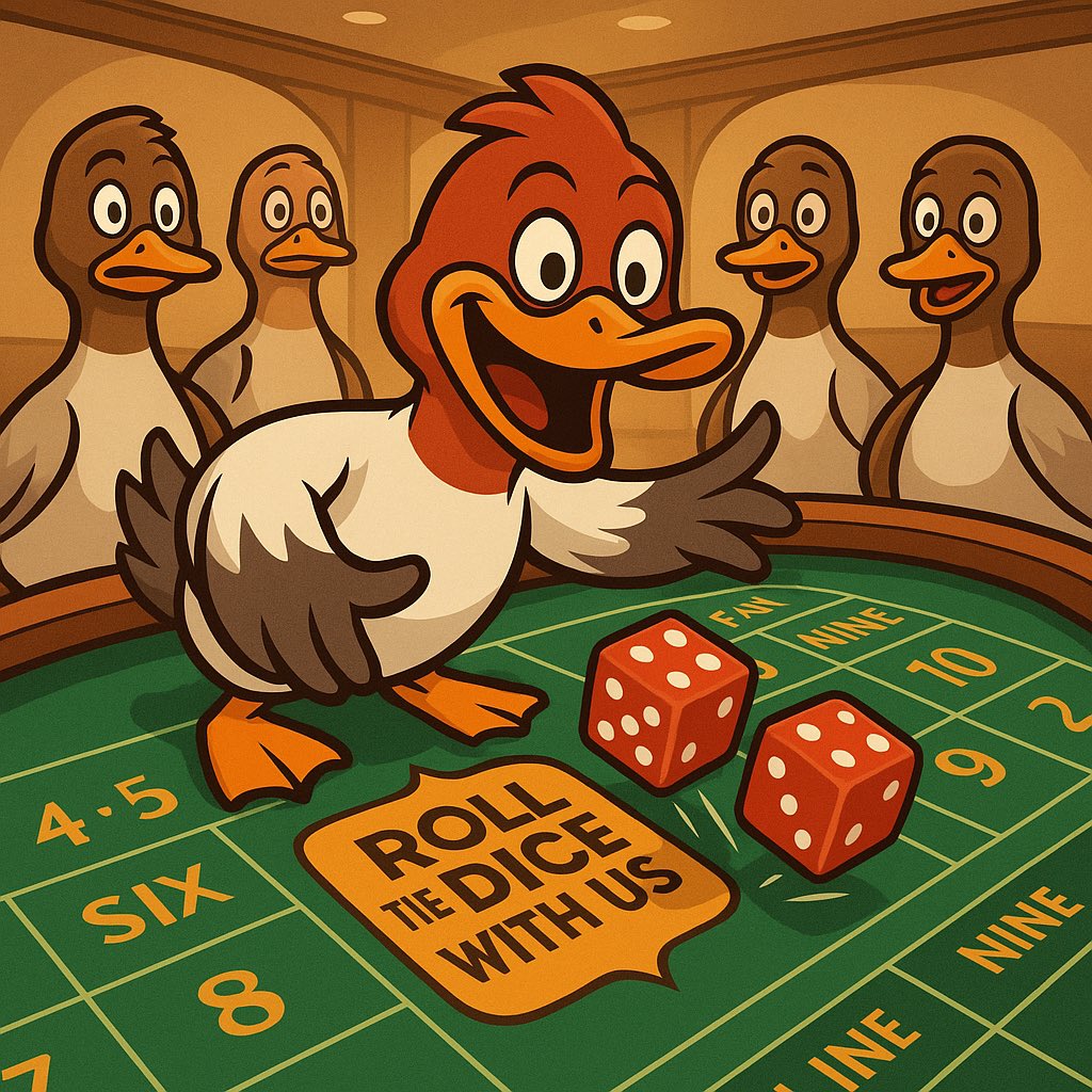 QuackCointx's tweet photo. 🦆 “Flock Alert!” 
The time is now!  Place your bets and buckle up for what could be the longest roll of a lifetime! https://t.co/mvaw5qKgvt