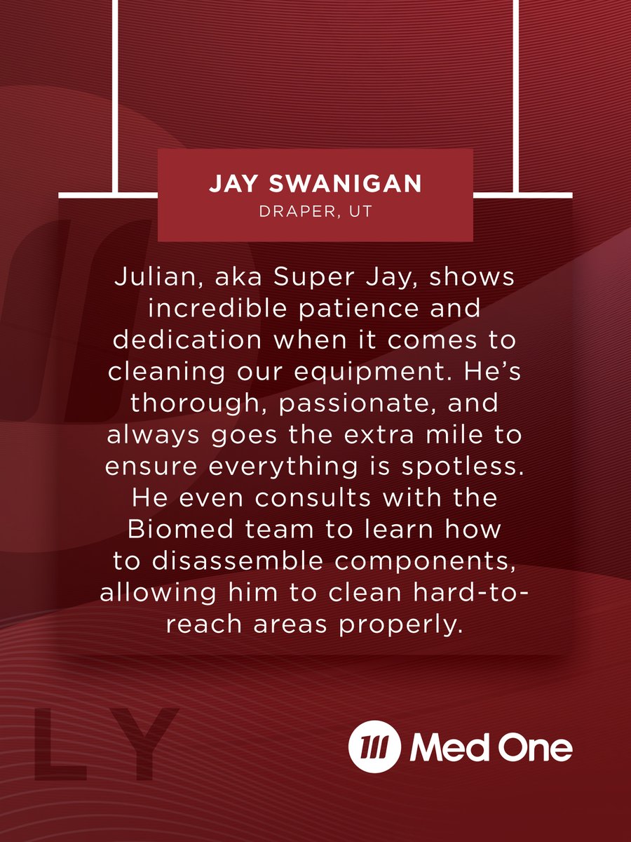 medonegroup's tweet image. Meet the September #COURAGEOUSLY winners! They truly embody 𝙐𝙣𝙞𝙦𝙪𝙚 𝙋𝙖𝙩𝙞𝙚𝙣𝙘𝙚 — the perseverance to never give up.

At Med One, we push forward, overcome challenges, and keep going when the path gets tough. 💪 #MedOneWay #MedOne