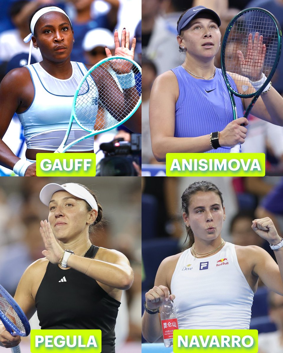 four American women are into the China Open quarterfinals for the first time! 👏