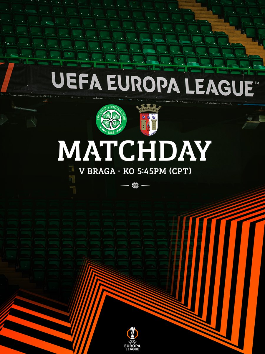 It's #UEL matchday at Paradise! 💚✨
 
#CelticSCBraga | #CelticFC🍀