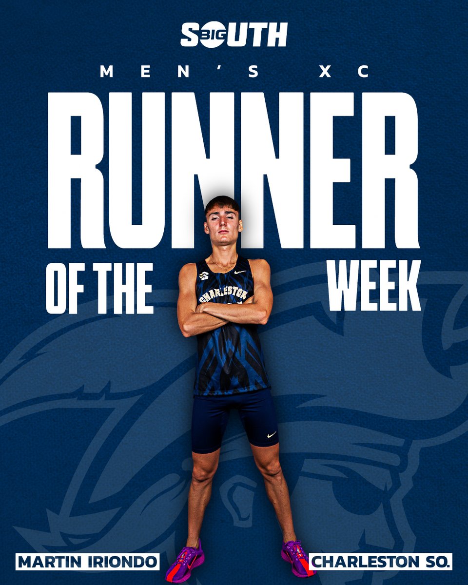 BigSouthSports's tweet image. He finished 30th out of 260 runners at the Gans Creek Classic with a time of 24:13.7 🔥 

@CSUXCTrackField&apos;s Martin Iriondo is the Men&apos;s #BigSouthXC🏃 Runner of the Week!