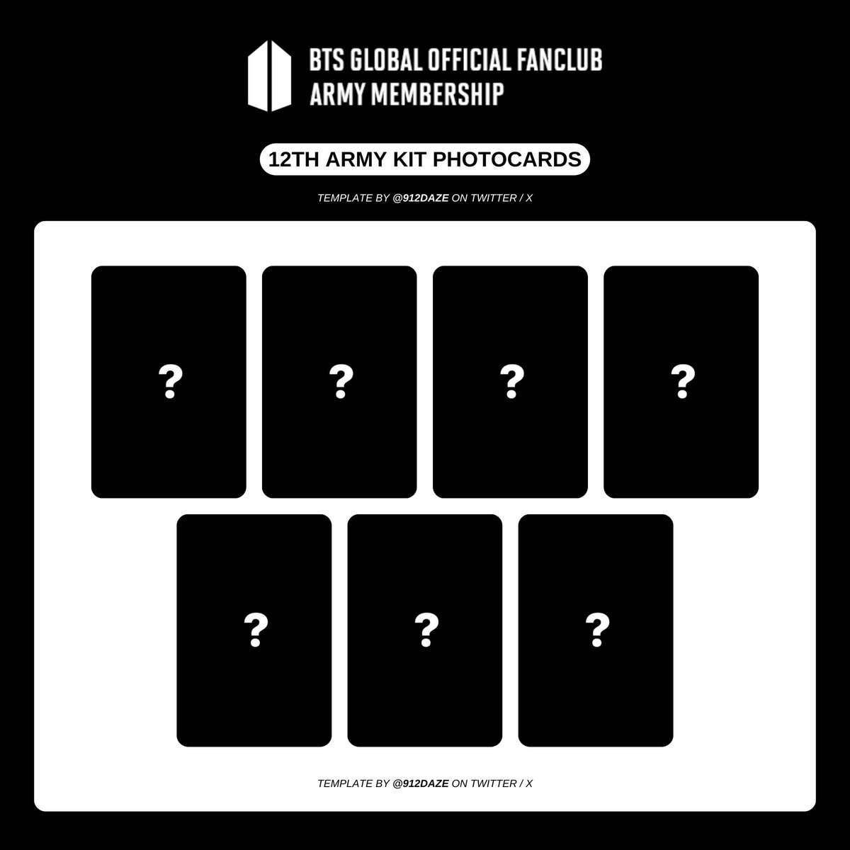 912daze's tweet image. just being prepared although there's no pics 😭