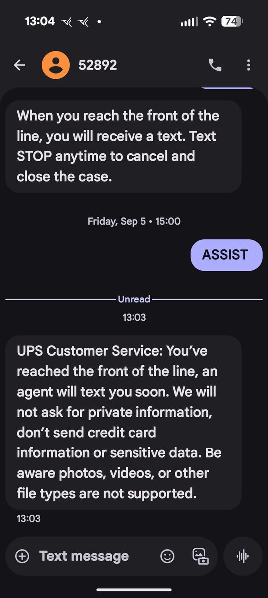 TimCloutier's tweet photo. Only took 25 days on hold with @UPS  to get to the front of the line! https://t.co/cSLNAVtqbs
