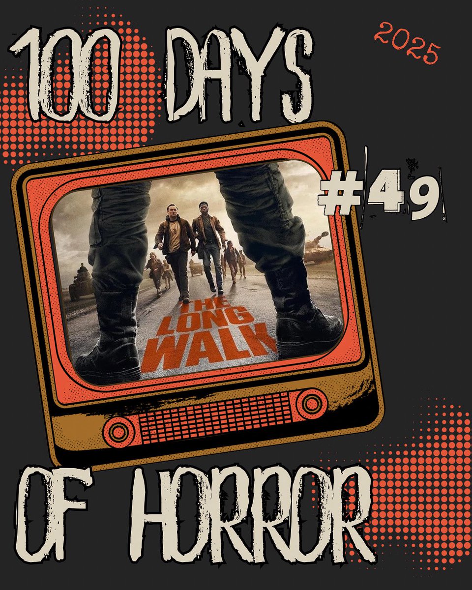 seattlescreams's tweet image. #49 The Long Walk

This movie devastated me. It should not work and yet it 100% does. Flawlessly executed. Brilliant performances. Alarmingly topical. I don't see a world where this doesn't make my Top 10 of the year. 

#100DaysOfHorror #100DaysOfHorror2025 #TheLongWalk
