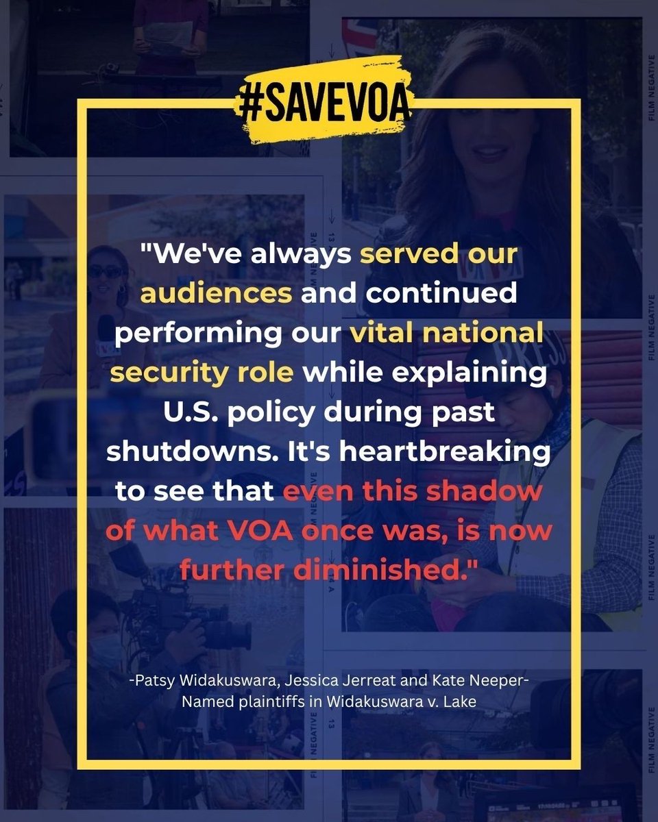 Just days after a federal court ordered a pause on mass layoffs at VOA, all VOA staff have been furloughed in response to the government shutdown. This is a sharp departure from past practice, when VOA remained on the air due to our role in foreign relations essential for U.S.