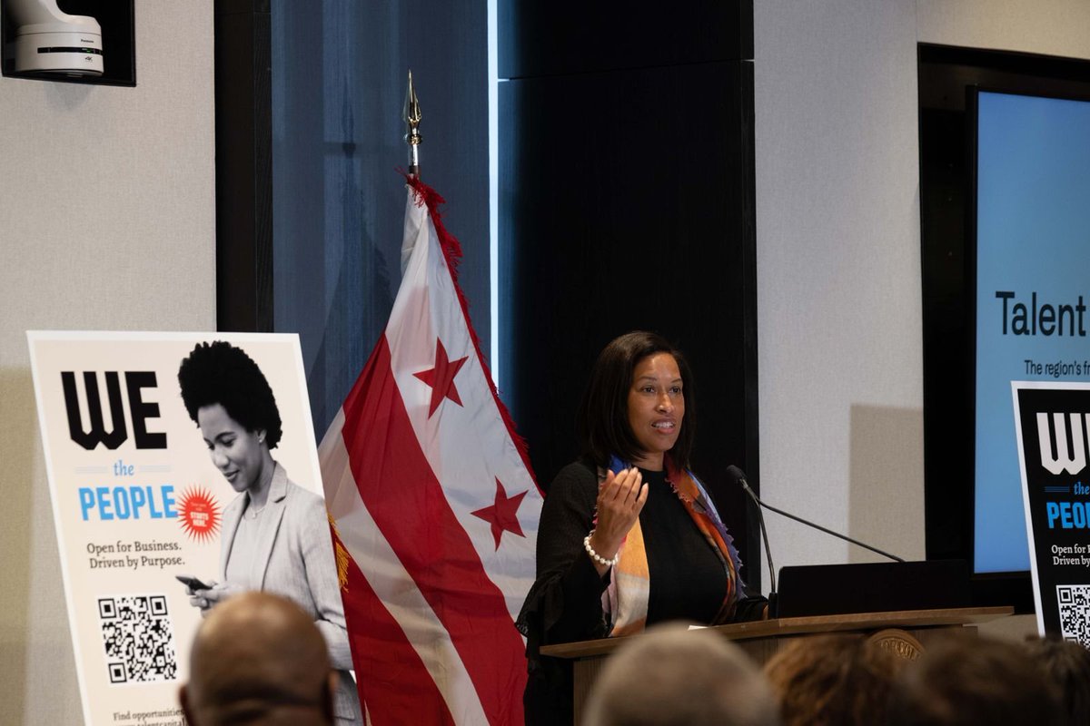 MayorBowser's tweet image. People will stay in DC if they have the opportunity.
The new tool, Talent Capital AI, provides free and personalized career coaching to DC job-seekers.
Our economy is shifting, our workforce is shifting, and we will shift with it.
🔗talentcapital.ai