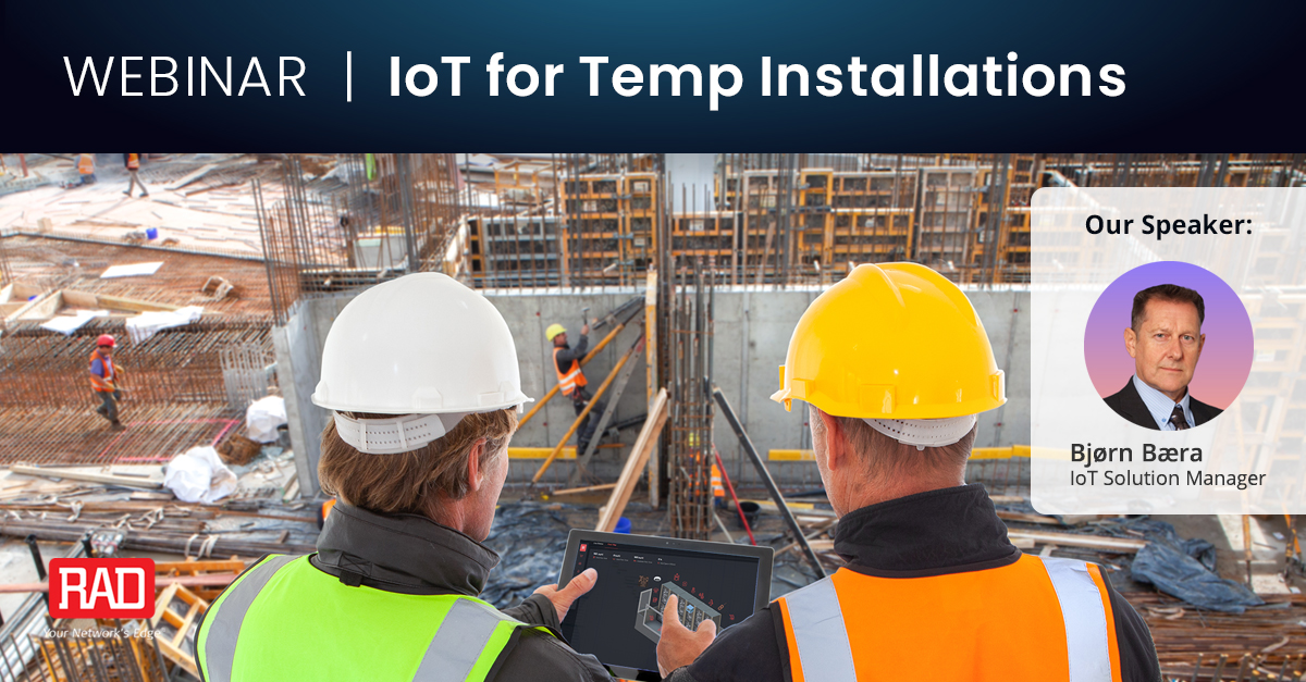 RADdatacomms's tweet image. Temporary sites or remote assets making it hard to maintain service quality? Unexpected site visits driving up costs? 
Join RAD for an exclusive webinar: Keeping Temporary Site Assets Connected, Secure, &amp;amp; Under Control with Smart Industrial IoT
Register: hubs.la/Q03LmT4r0