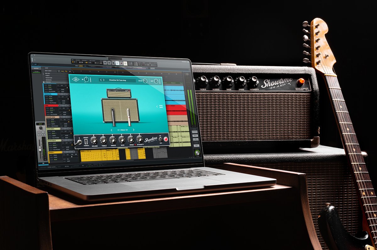 Meet the brand-new UAD Showtime ’64 Tube Amp plug-in - FREE for a limited time.

Chasing sparkling headroom, warm breakup, or iconic vibrato? Showtime ’64 delivers big-stage tones straight to your DAW — no mic’d cabinets or live room needed

u.audio/uadshowtime